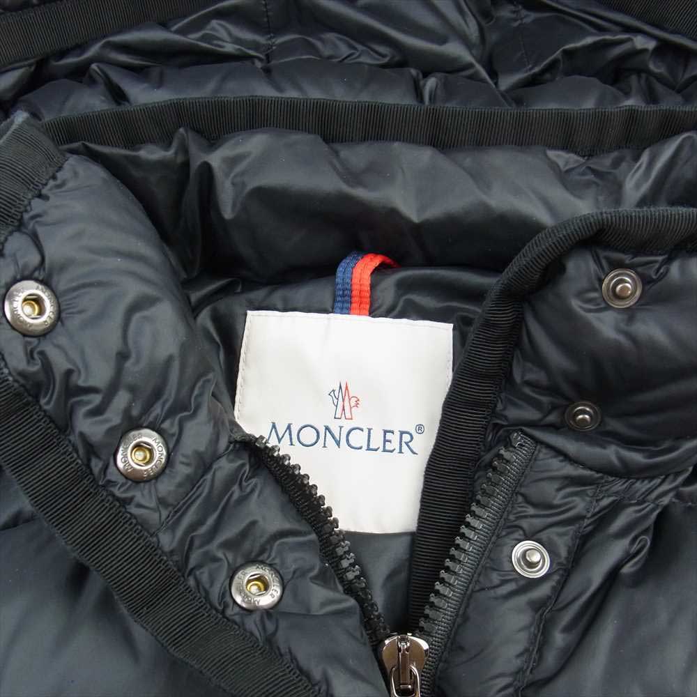 MONCLER モンクレール HERMINE エルミンヌ ナイロン ダウンコート ダウンジャケット  ブラック系 2【美品】【中古】