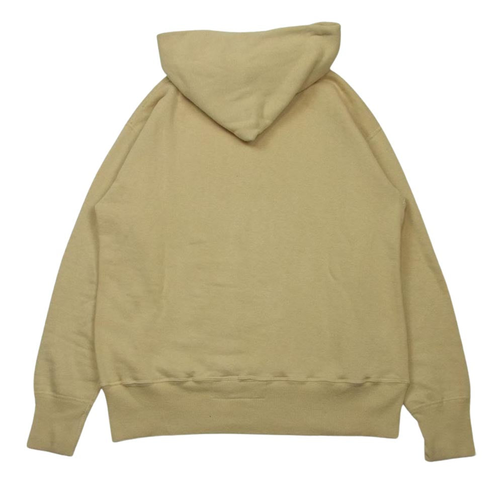 HUMAN MADE ヒューマンメイド プルオーバー スウェット パーカー コットン 日本製 ベージュ系 S【中古】