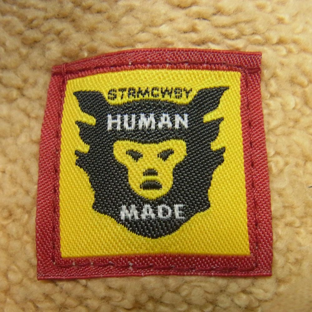 HUMAN MADE ヒューマンメイド プルオーバー スウェット パーカー コットン 日本製 ベージュ系 S【中古】