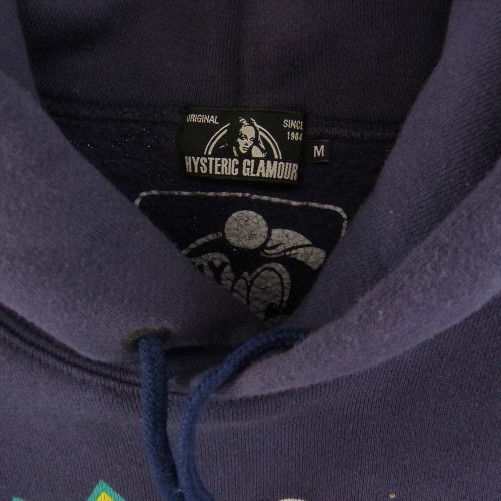 HYSTERIC GLAMOUR ヒステリックグラマー 0253CF09 CW/CHILLY NKS pt PK キャラクター プリント プルオーバー パーカー パープル系 M【中古】