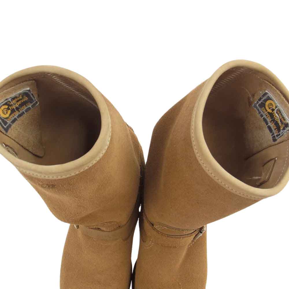 Chippewa チペワ 91071 ENGINEER BOOTS SAND SUEDE サンド スエード
