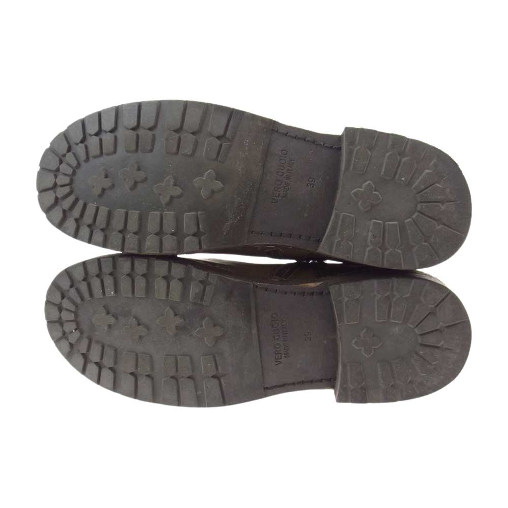 BOEMOS ボエモス ショート レザー ブーツ ブラウン系 39【中古】