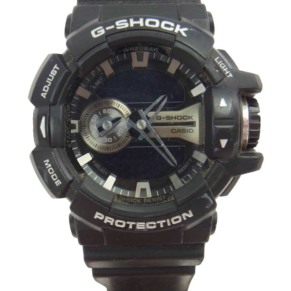 G-SHOCK ジーショック GA-400GB-1AJF デジアナ 腕時計 ウォッチ ブラック系【中古】