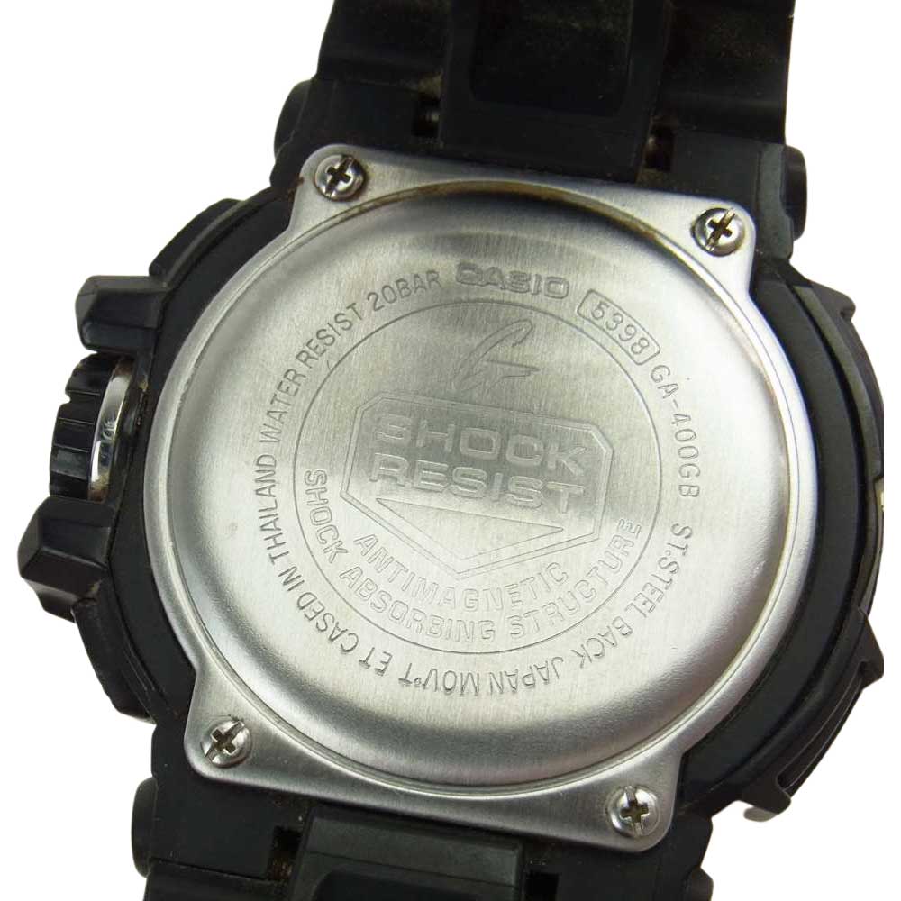 G-SHOCK ジーショック GA-400GB-1AJF デジアナ 腕時計 ウォッチ ブラック系【中古】