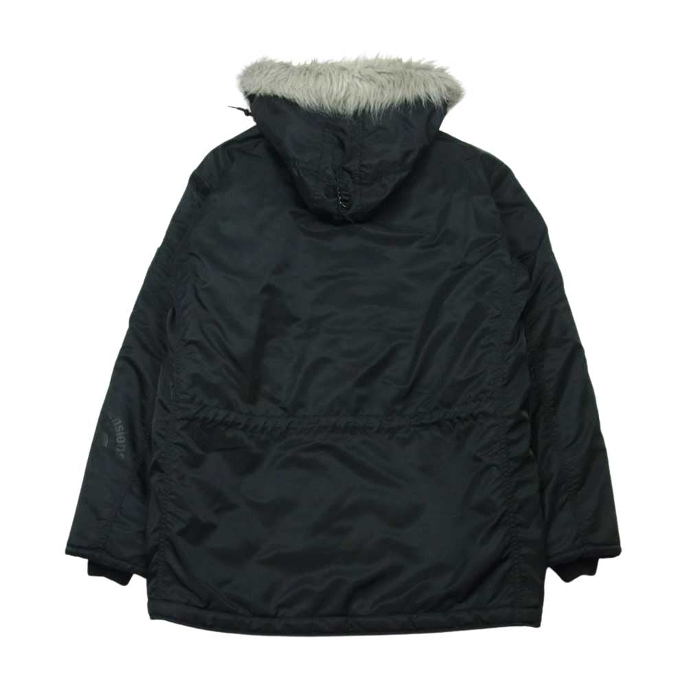 HYSTERIC GLAMOUR ヒステリックグラマー 02203AC05 HYSTERIC CIRCLE ヒステリック サークル プリマロフト N-3B フライト ジャケット ブラック系 M【中古】