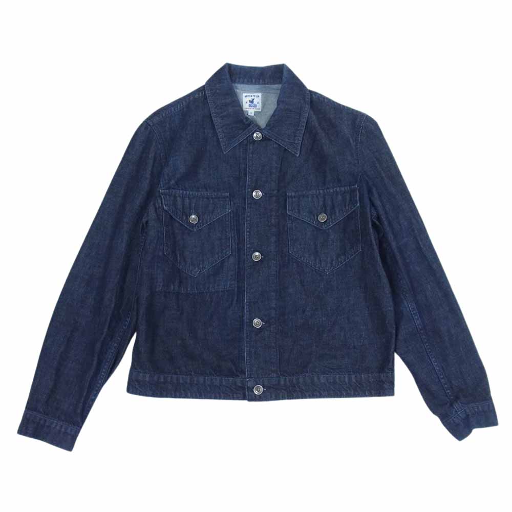 アーペントル フランス製 デニム ジャケット インディゴブルー系 S【中古】