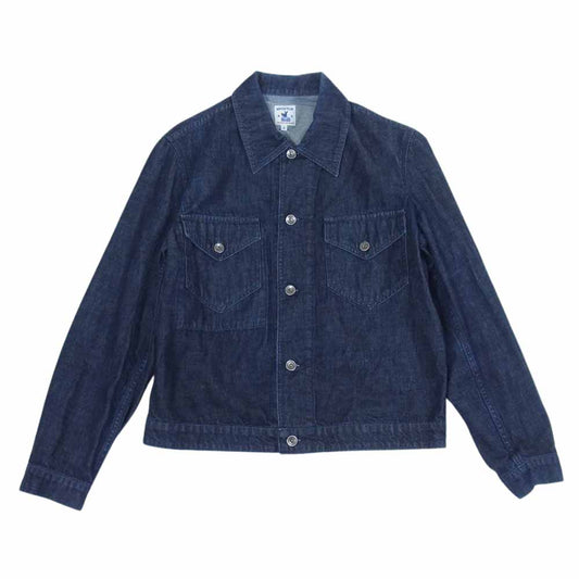アーペントル フランス製 デニム ジャケット インディゴブルー系 S【中古】