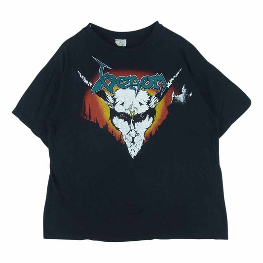 VENOM ビンテージ ヴェノム バンド Tシャツ 半袖 バンT USA製 ブラック系 L【中古】