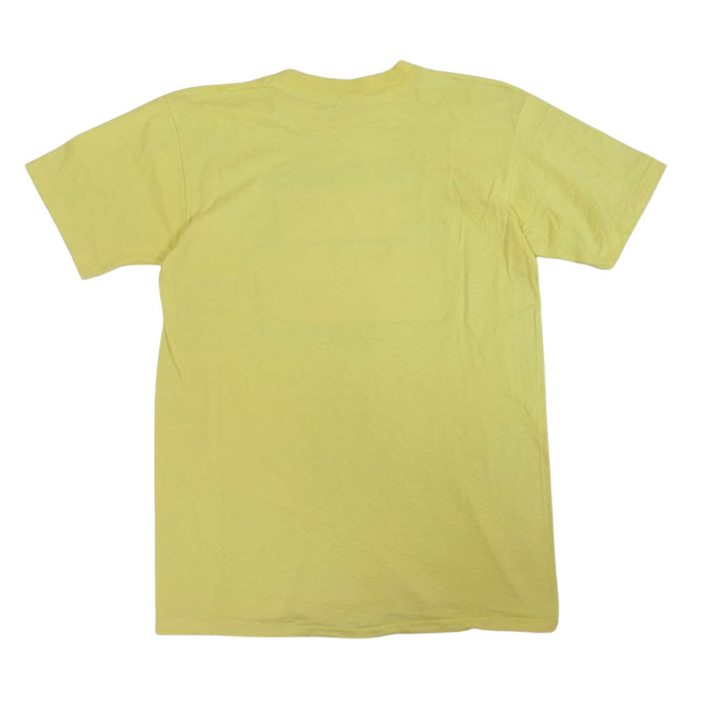 80s HANES PINK FLOYD ビンテージ ピンクフロイド プリント バンド Tシャツ バンT イエロー系 M【中古】