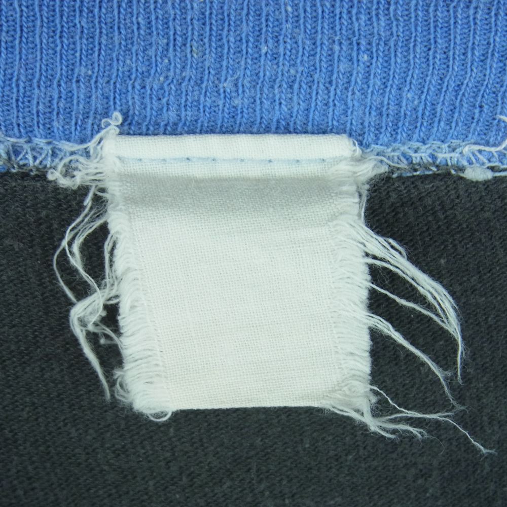 80s Iron Maiden WORLD PIECE TOUR 83 Piece Of Mind ビンテージ アイアンメイデン バンド Tシャツ 半袖 バンT ラグラン ブルー系 グレー系 サイズ表記無し【中古】