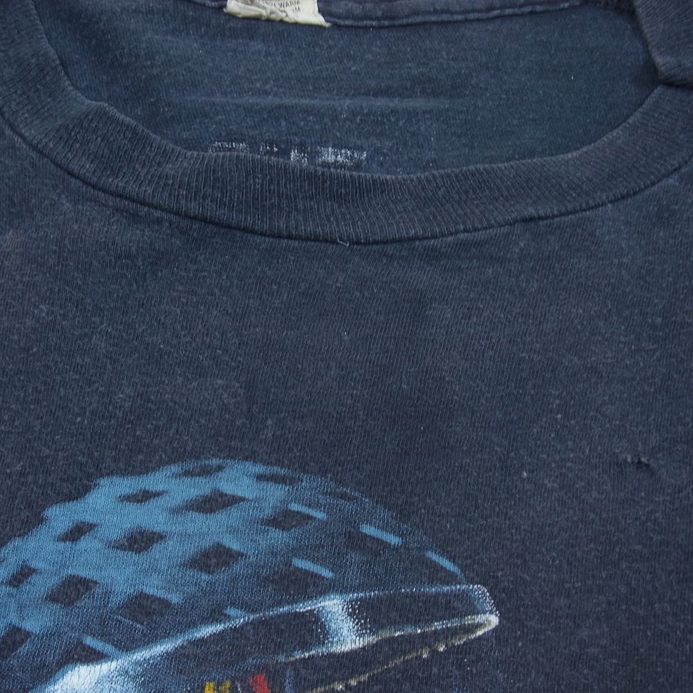 80s SCREEN STARS THE WHO AMERICAN TOUR 1982 ビンテージj ザ・フー バンド Tシャツ バンT ダークネイビー系 L【中古】