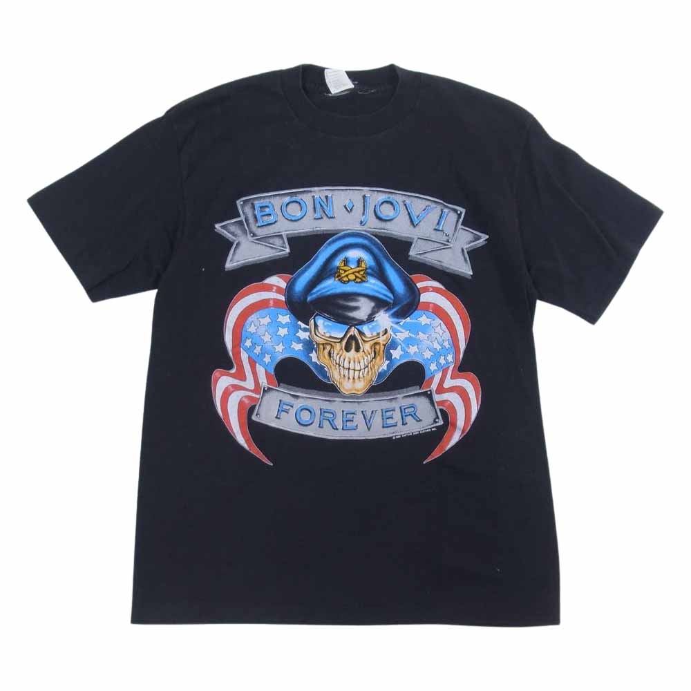 80s Bon Jovi Forever Brotherhood Tour 1989 Skull ビンテージ