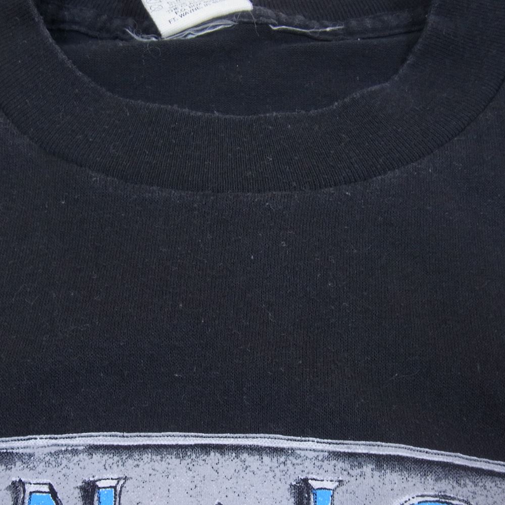80s Bon Jovi Forever Brotherhood Tour 1989 Skull ビンテージ ボンジョビ バンド Tシャツ バンT ブラック系 L【中古】