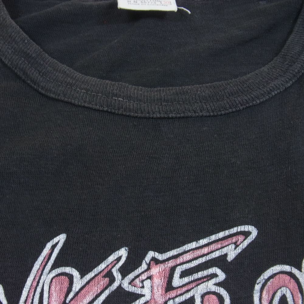 80s fantasy MADE IN PAKISTAN PINK FLOYD ビンテージ ピンクフロイド パキ綿 バンド Tシャツ バンT  ブラック系 XL【中古】