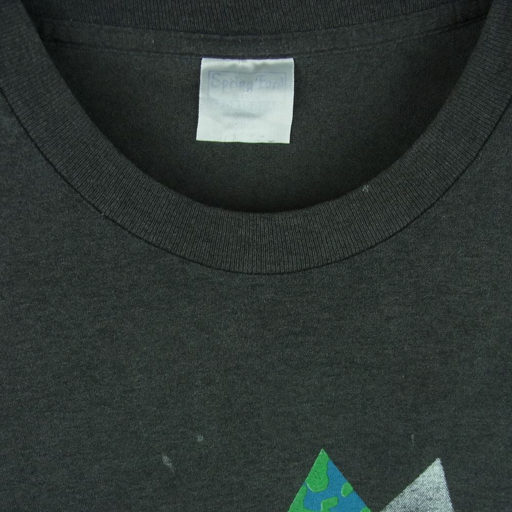 80s Spring Ford PINK FLOYD World Tour '87 ビンテージ ピンクフロイド バンド Tシャツ 半袖 バンT ダークグレー系 M【中古】