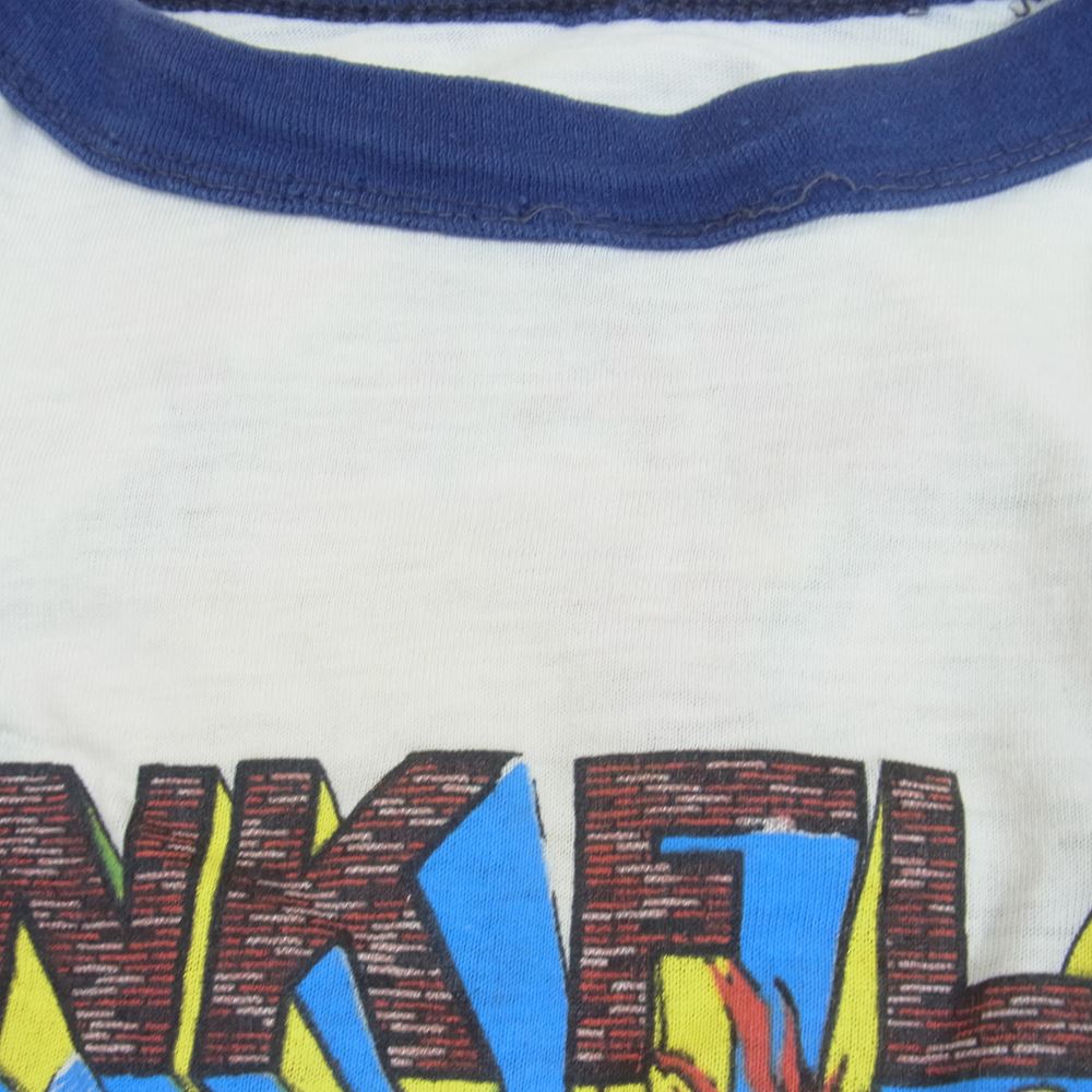 80s PINK FLOYD 1980 Memorial Coliseum ビンテージ ピンクフロイド  バンド Tシャツ バンT ラグラン ホワイト系 ネイビー系 表記なし【中古】