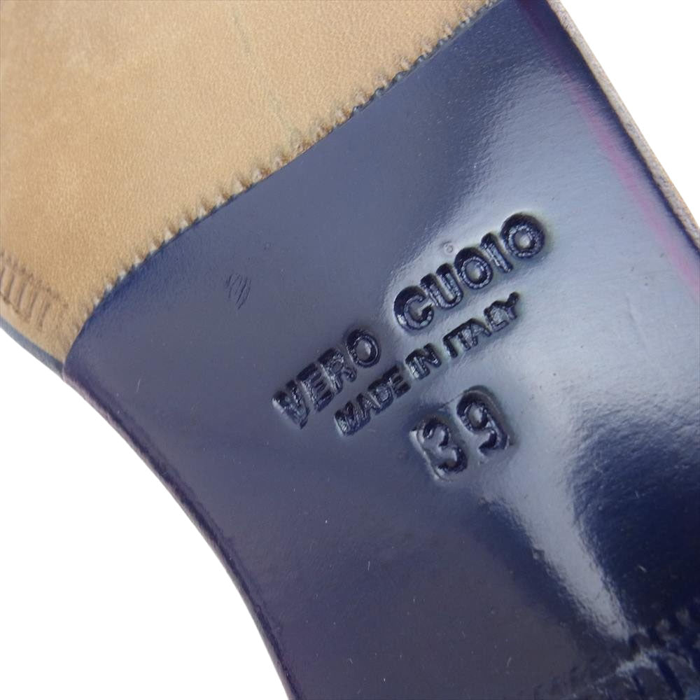 ロスク 24-32-0141-367-05-18 リボン タッセルローファー ホワイト系 39【中古】