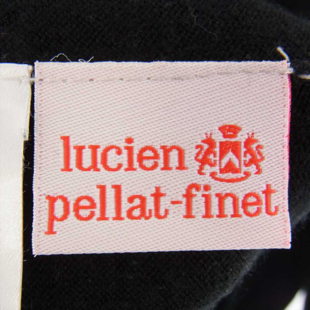 Lucien Pellat-Finet ルシアンペラフィネ カシミヤ スカル スター 刺? Vネック ニット セーター ブラック系 M【中古】