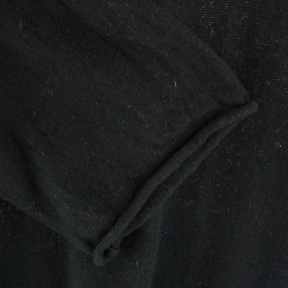 Lucien Pellat-Finet ルシアンペラフィネ カシミヤ スカル スター 刺? Vネック ニット セーター ブラック系 M【中古】