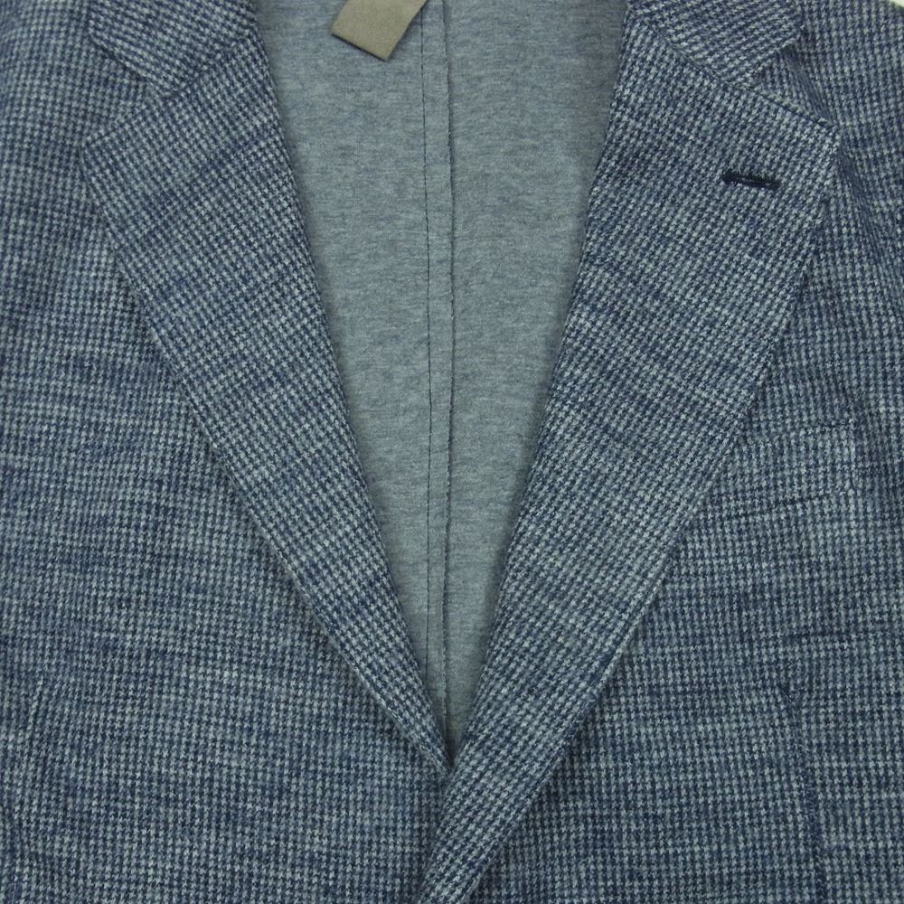 イレブンティ 979JA2004 Brilla per il gusto BEAMS ビームス 別注 スエード エルボーパッチ付 コットン ウール シングル テーラードジャケット グレー系 3 50【中古】