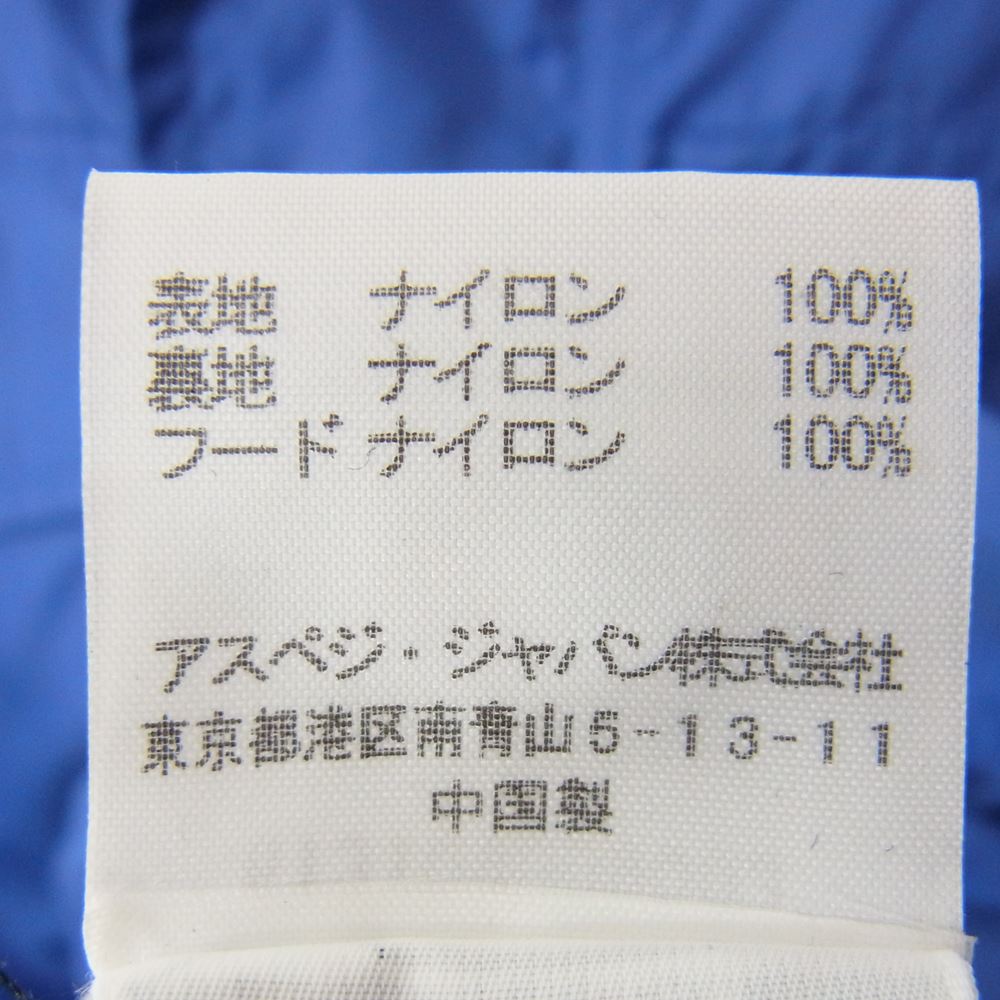 アスペジ MINI FIELD VENTO パッカブル ナイロン ブルゾン ブルー系 M【中古】
