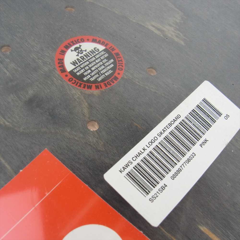 Supreme シュプリーム 21SS KAWS Chalk Logo Skateboard カウズ チョークロゴ スケート ボード デッキ スケボー マルチカラー系【新古品】【未使用】【中古】