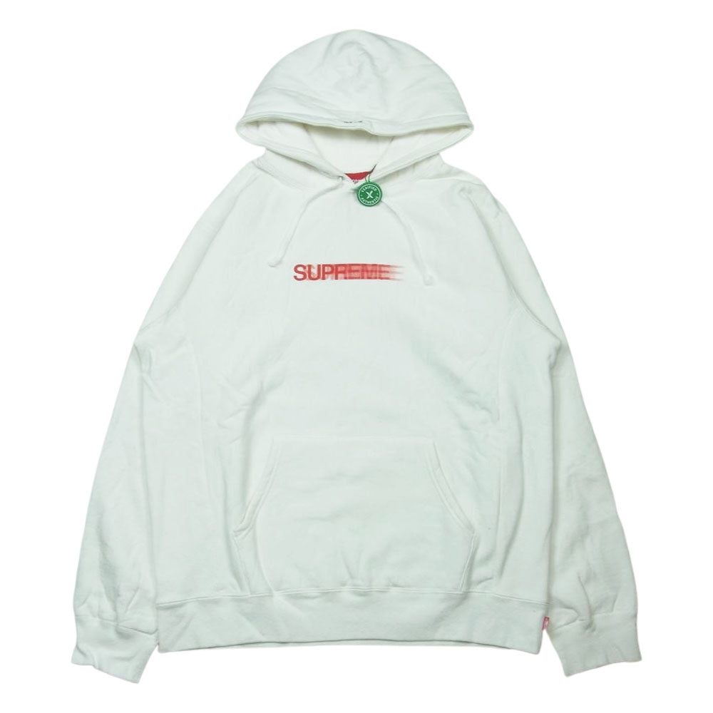 美品 Supreme motion logo hooded sweatshirt