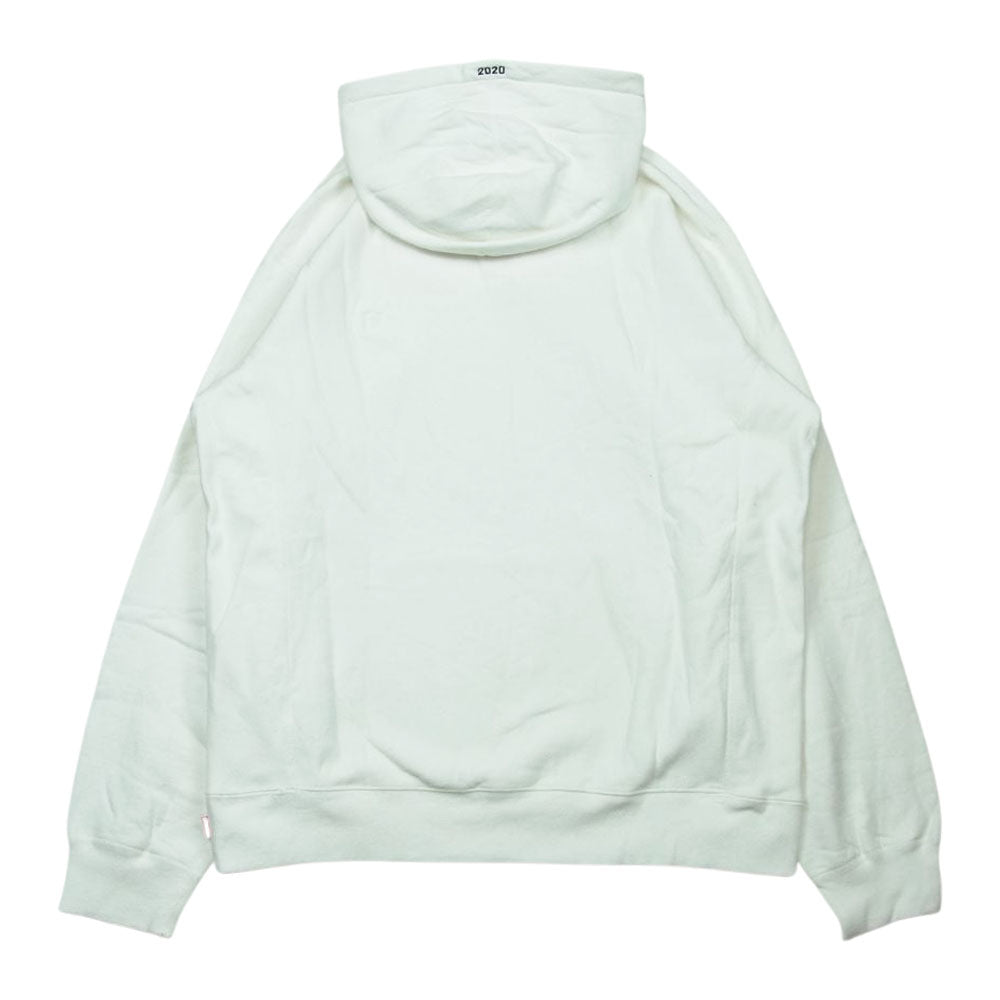 Supreme シュプリーム 20SS Motion Logo Hooded Sweatshirt モーション ロゴ スウェット パーカー フーディ ホワイト系 XL【中古】