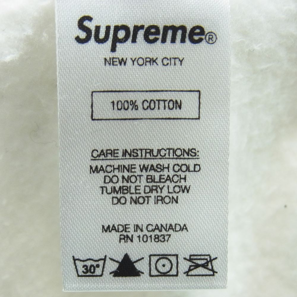 Supreme シュプリーム 20SS Motion Logo Hooded Sweatshirt モーション ロゴ スウェット パーカー フーディ ホワイト系 XL【中古】