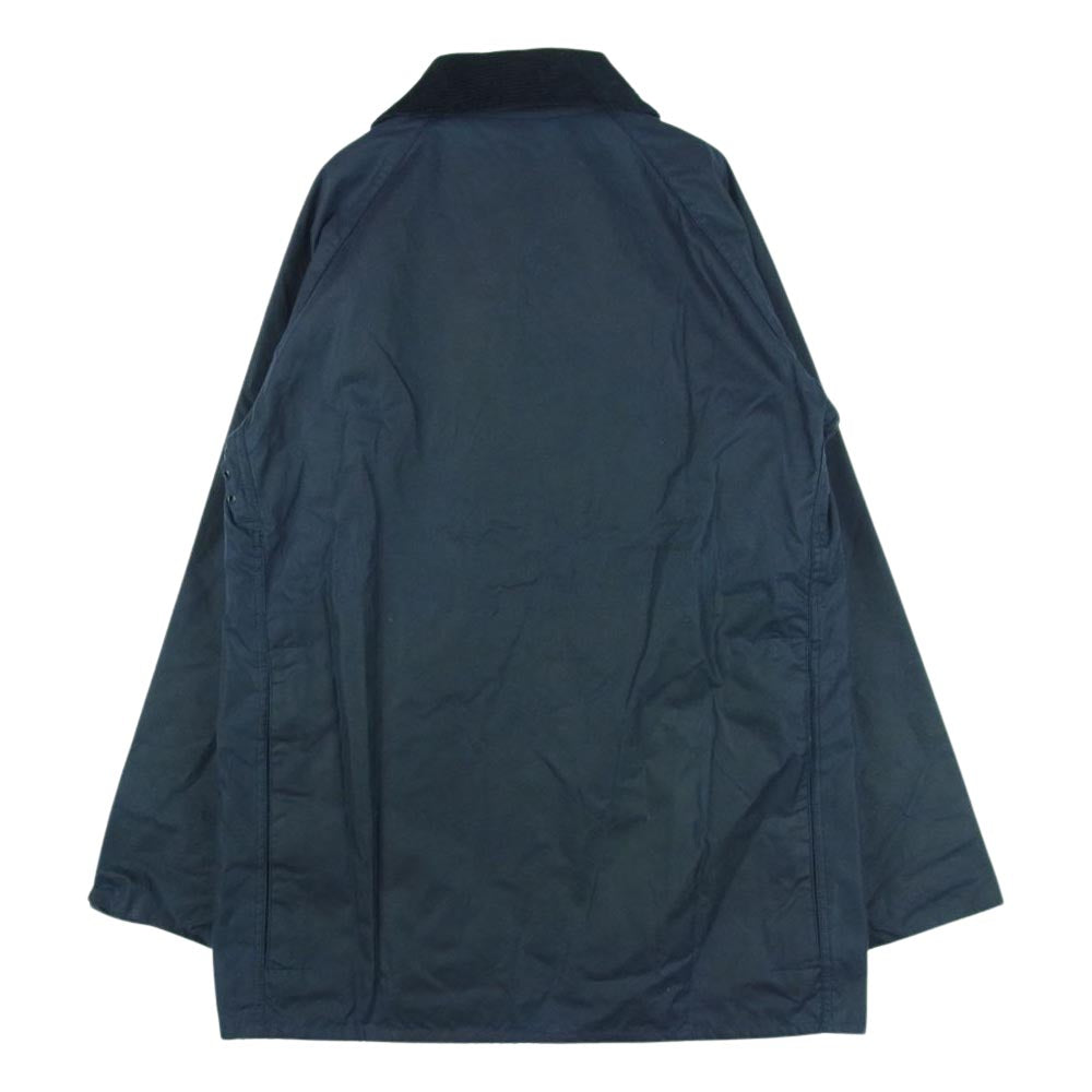 Barbour バブアー MWX0658NY92 英国製 SL BEAUFORT JACKET 3ワラント オイルド スリムフィット ビューフォート ジャケット ダークネイビー系 38【中古】