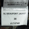 Barbour バブアー MWX0658NY92 英国製 SL BEAUFORT JACKET 3ワラント オイルド スリムフィット ビューフォート ジャケット ダークネイビー系 38【中古】