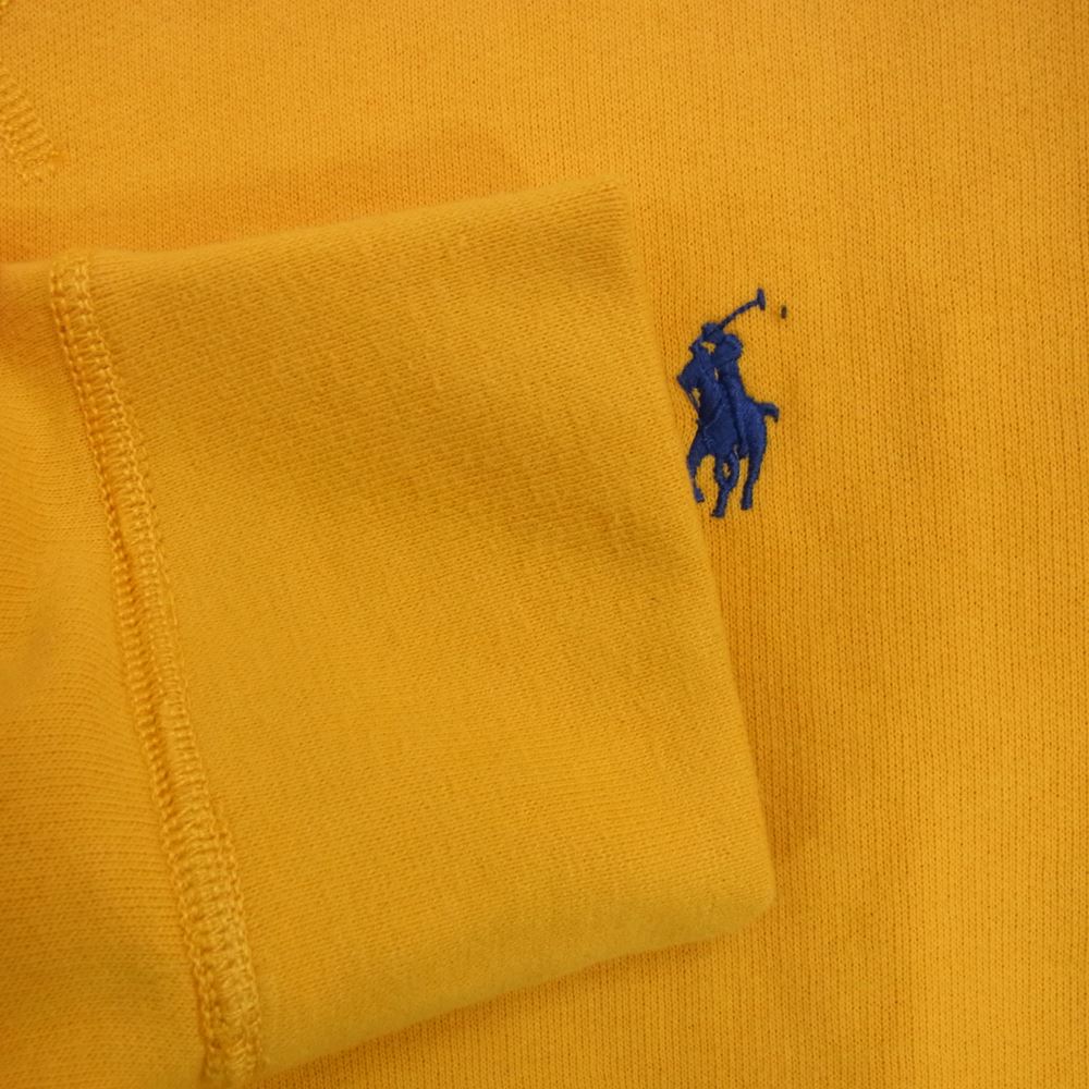 POLO RALPH LAUREN ポロ・ラルフローレン 国内正規品 ポニー刺繍 クルーネック スウェット トレーナー イエロー系 M【中古】