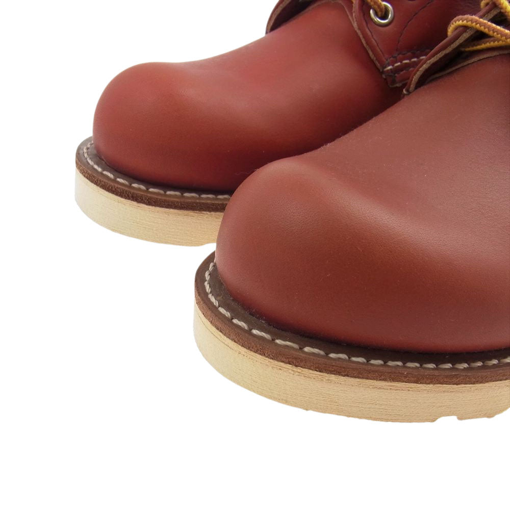 RED WING レッドウィング 8166 6インチ クラシック ラウンド ワークブーツ 犬タグ レッド系 27.0cm【美品】【中古】