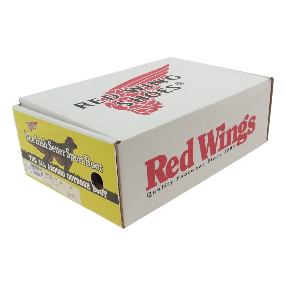 RED WING レッドウィング 8166 6インチ クラシック ラウンド ワークブーツ 犬タグ レッド系 27.0cm【美品】【中古】