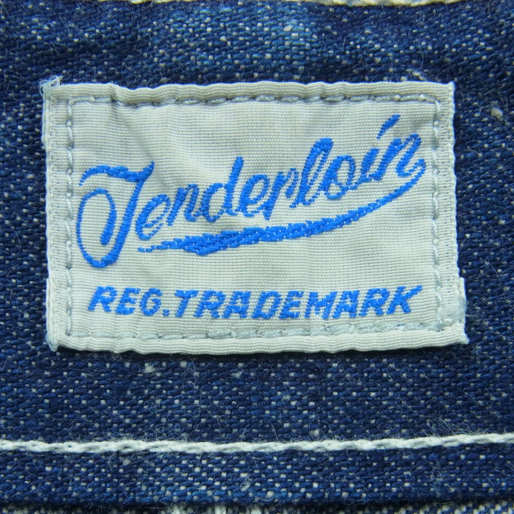TENDERLOIN テンダーロイン T-PAINTER PNT シンチバック ペインター デニム パンツ 日本製 インディゴブルー系 XS【中古】