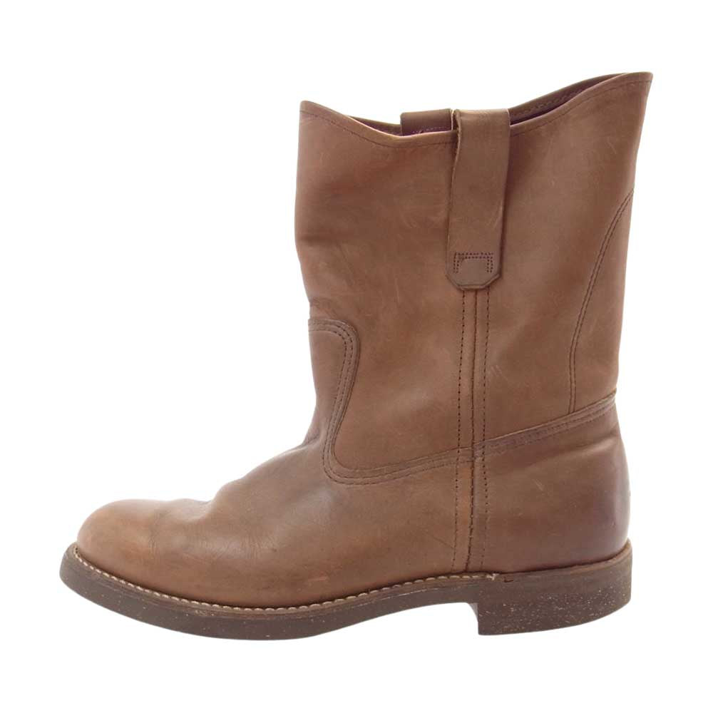 RED WING レッドウィング 17360 プリント 縦羽 タグ ペコス ブーツ ブラウン系【中古】