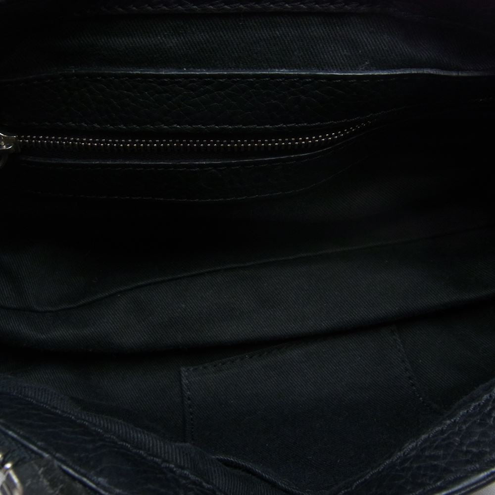 Chloe クロエ ミニ パディントン レザー ハンド バッグ ブラック系【中古】