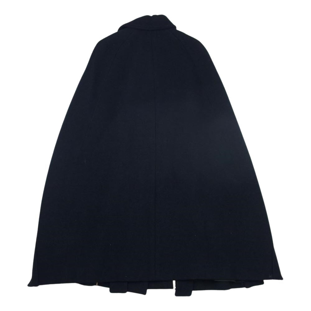 Chloe クロエ ウール ダブル ケープ コート ネイビー系 34【中古】