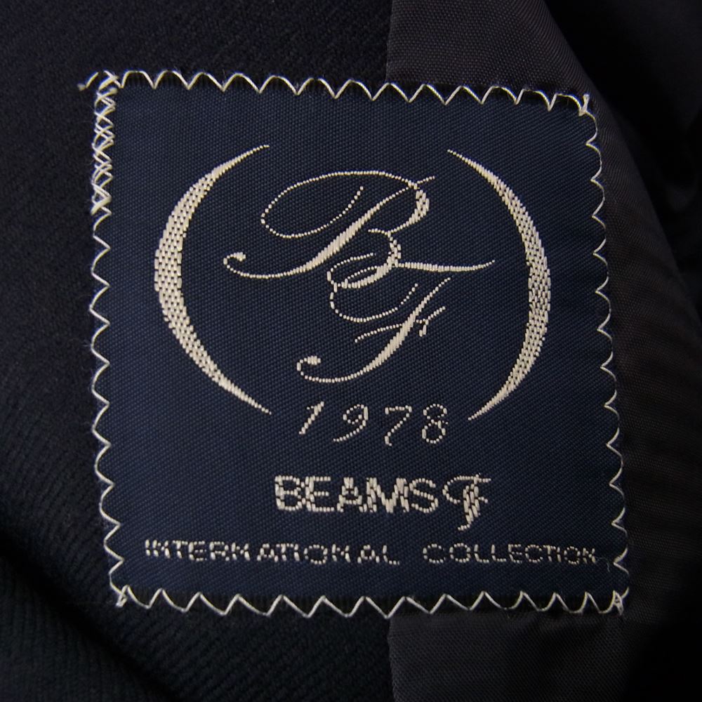 BEAMS ビームス BEAMS F 金ボタン 紺ブレ ダブル ブレザー テーラード ジャケット ネイビー系 93【中古】