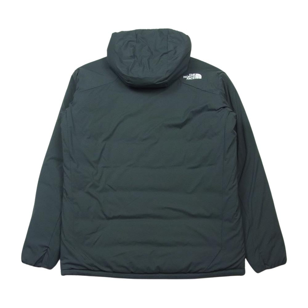 THE NORTH FACE ノースフェイス NY81877 Reversible Anytime Insulated Hoodie リバーシブル エニータイム インサレーテッド フーディ ジャケット ブラック系 グレー系 M【中古】
