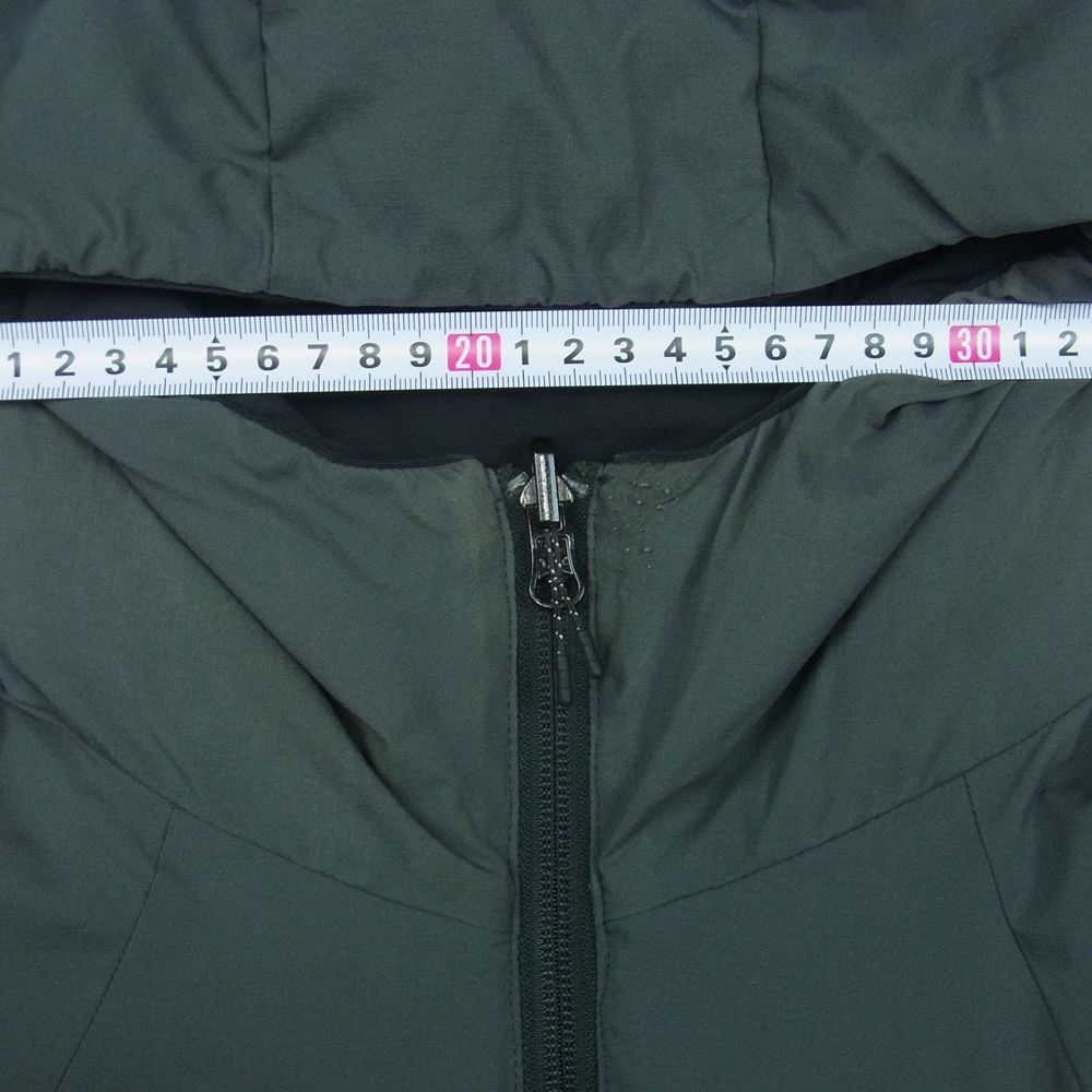 THE NORTH FACE ノースフェイス NY81877 Reversible Anytime Insulated Hoodie リバーシブル エニータイム インサレーテッド フーディ ジャケット ブラック系 グレー系 M【中古】