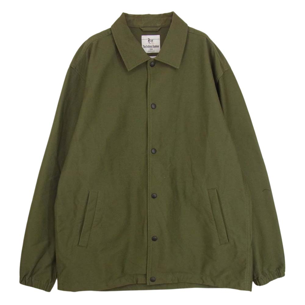 ザエンドレスサマー コットン コーチ ジャケット カーキ系 L【中古】