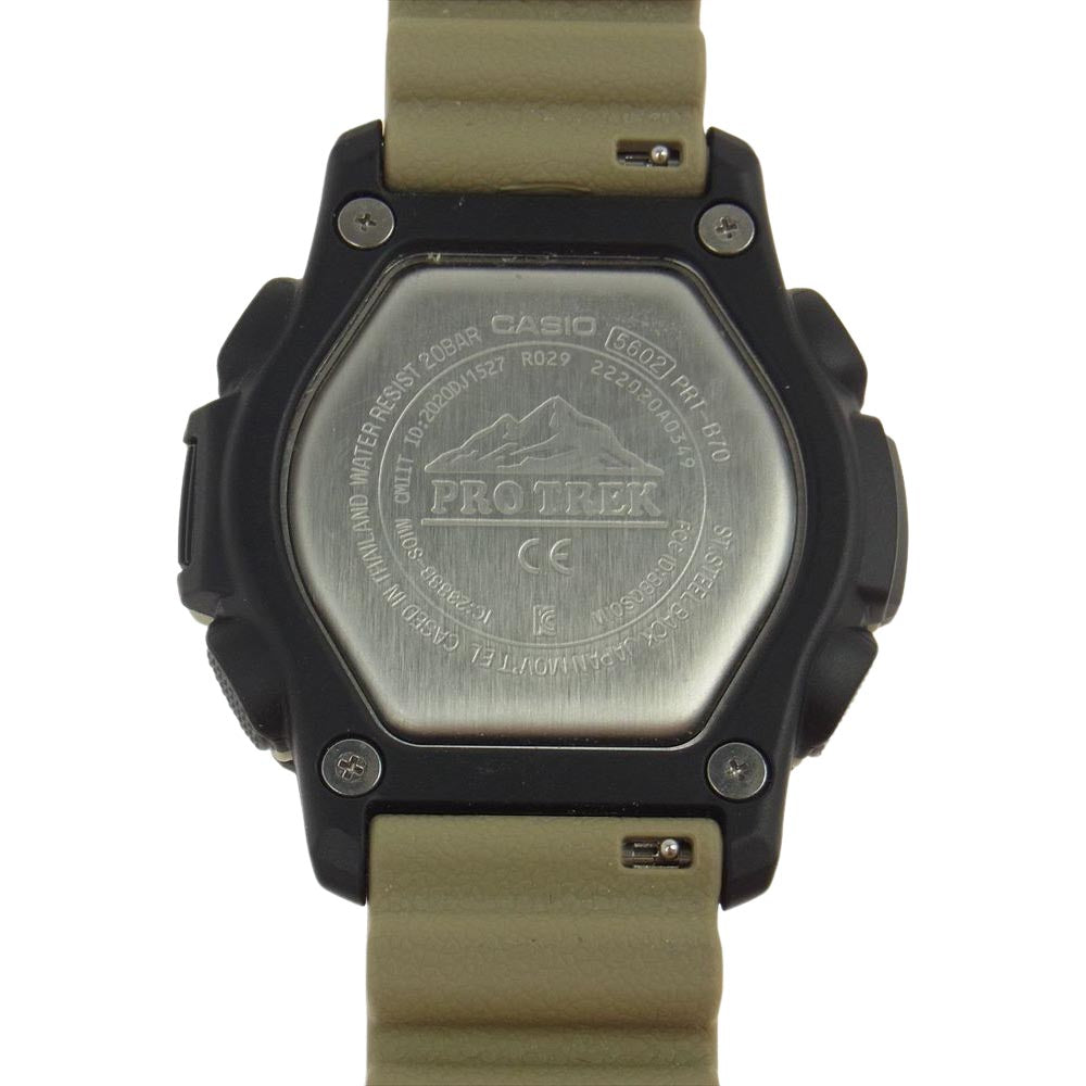 CASIO カシオ PRT-B70-5JF PRO TREK プロトレック PRT-B70 Series フィッシング ウォッチ 腕時計 カーキ系【中古】