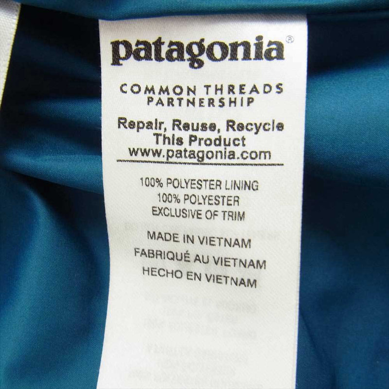 patagonia パタゴニア Baby Retro-X Vest ベビー レトロX フリース ベスト ブルー系 ホワイト系 5T【中古】