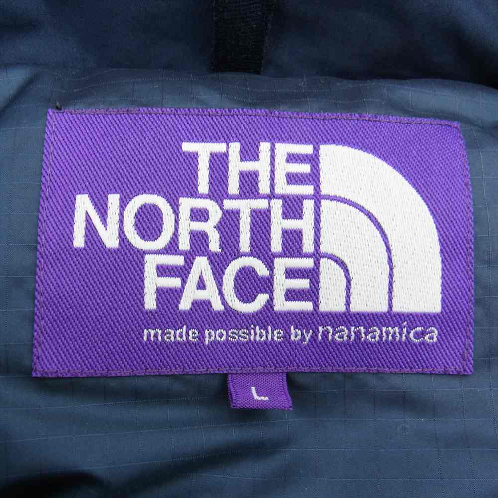 THE NORTH FACE ノースフェイス  ND2865N PURPLE LABEL パープルレーベル FIELD DOWN JACKET フィールド ダウン ジャケット ネイビー系 L【中古】