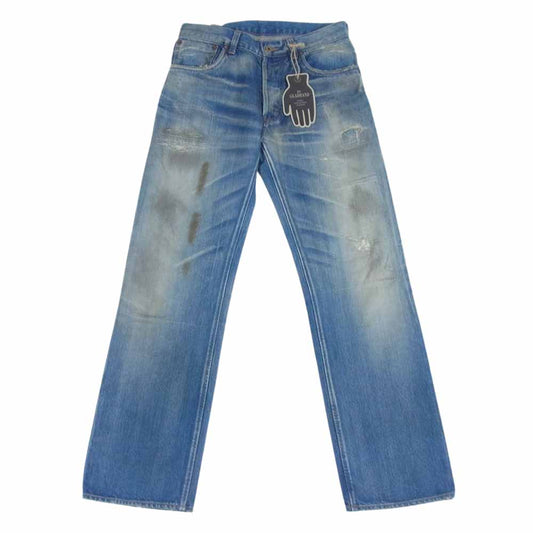 BY GLADHAND バイグラッドハンド GLADDEN DENIM TYPE-1 B グラッデンデニム ヴィンテージ フィニッシュ デニム パンツ インディゴブルー系 30【中古】