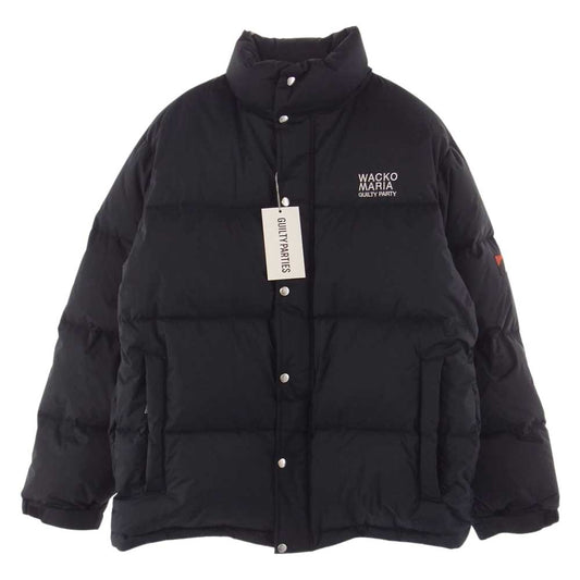 WACKO MARIA ワコマリア 20AW 20FW-WMO-NA06 NANGA ナンガ DOWN JACKET リップストップ ナイロン ダウンジャケット ブラック系 S【極上美品】【中古】