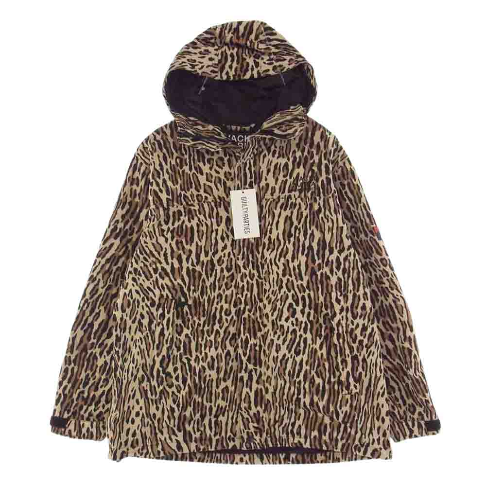 WACKO MARIA ワコマリア 21SS WMO-NA01  × NANGA ナンガ LEOPARD MOUNTAIN PARKA レオパード マウンテンパーカー BEIGE S【極上美品】【中古】