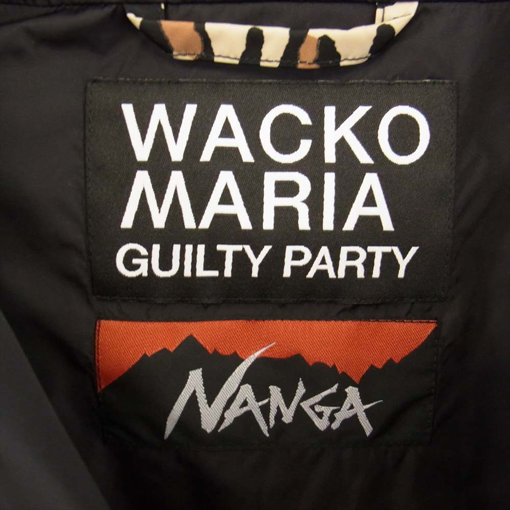 WACKO MARIA ワコマリア 21SS WMO-NA01  × NANGA ナンガ LEOPARD MOUNTAIN PARKA レオパード マウンテンパーカー BEIGE S【極上美品】【中古】
