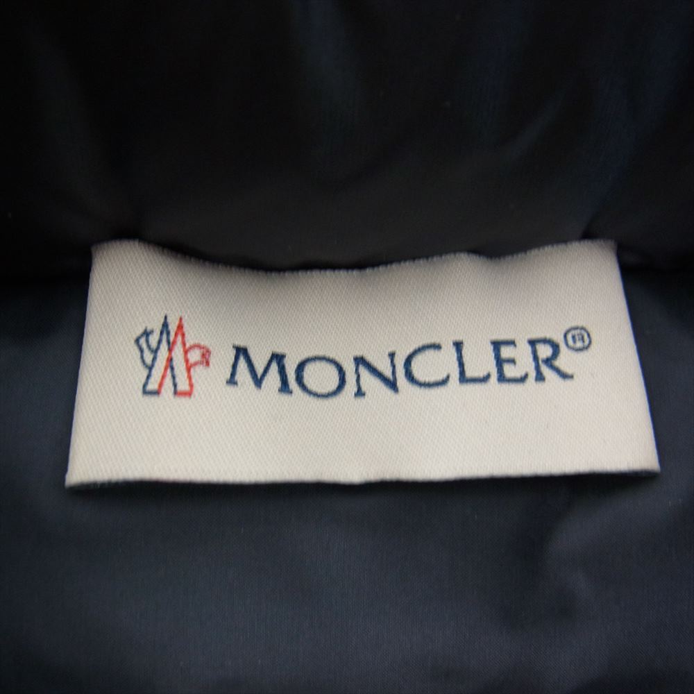 MONCLER モンクレール 19AW E20939455700 MAGLIA TRICOT CARDIGAN ダウンジャケット ニット 切替 ジップアップ ネイビー系 XS【中古】
